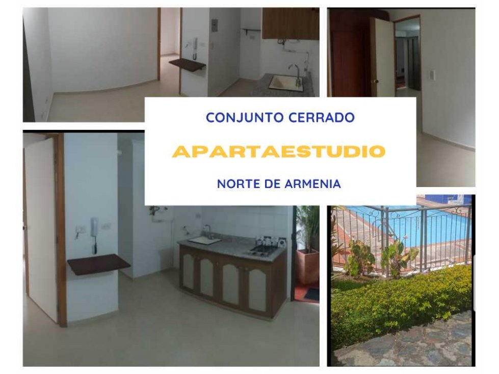 APARTAESTUDIO EN CONJUNTO CERRADO