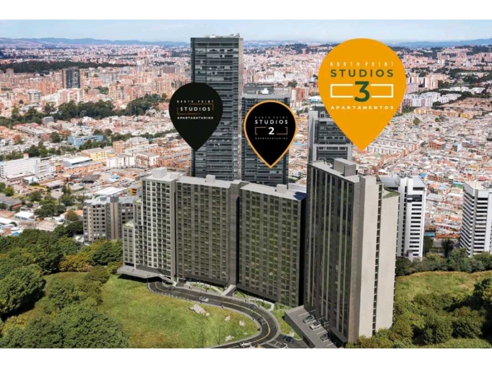 Apartaestudio en venta Bogotá Noth Point studios 1 — foto 2