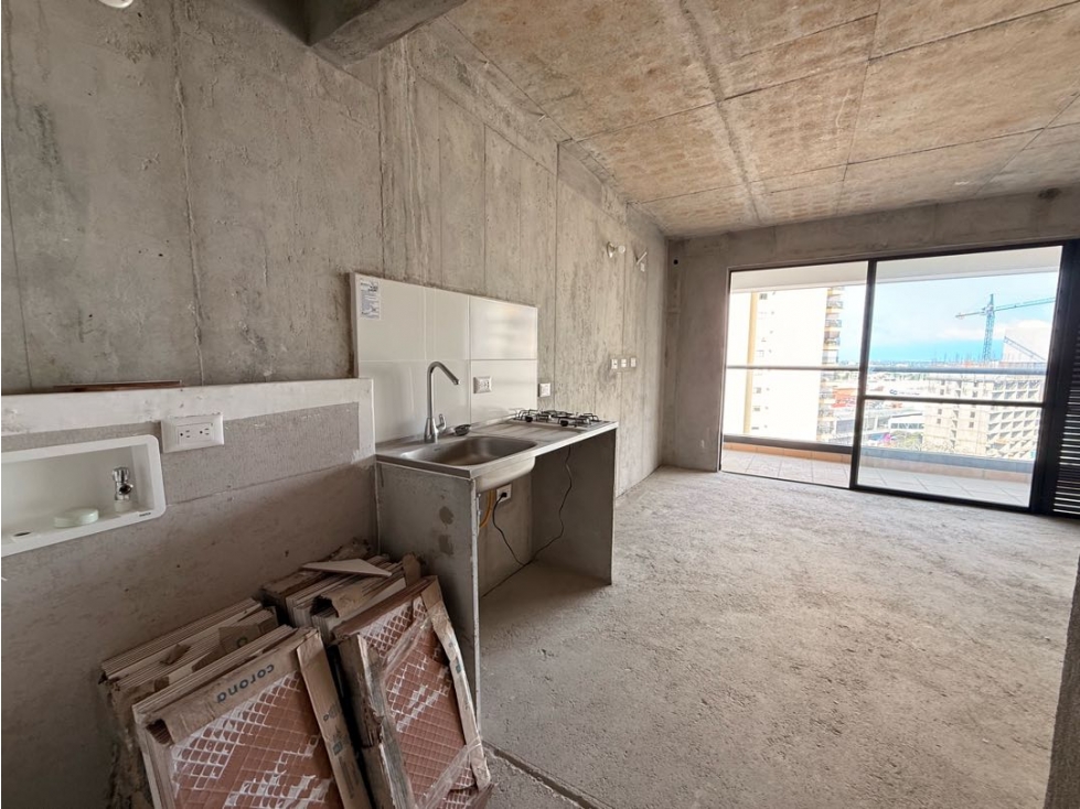 APARTAESTUDIO EN VENTA CHIPICHAPE LIVING CALI NORTE 30M2 OBRA GRIS — foto 4