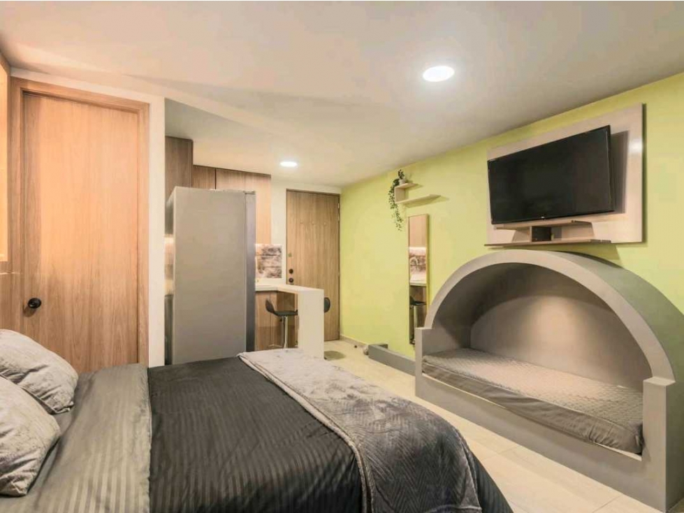 APARTAESTUDIO TIPO LOFT PARA LA VENTA EN BELÉN ROSALES