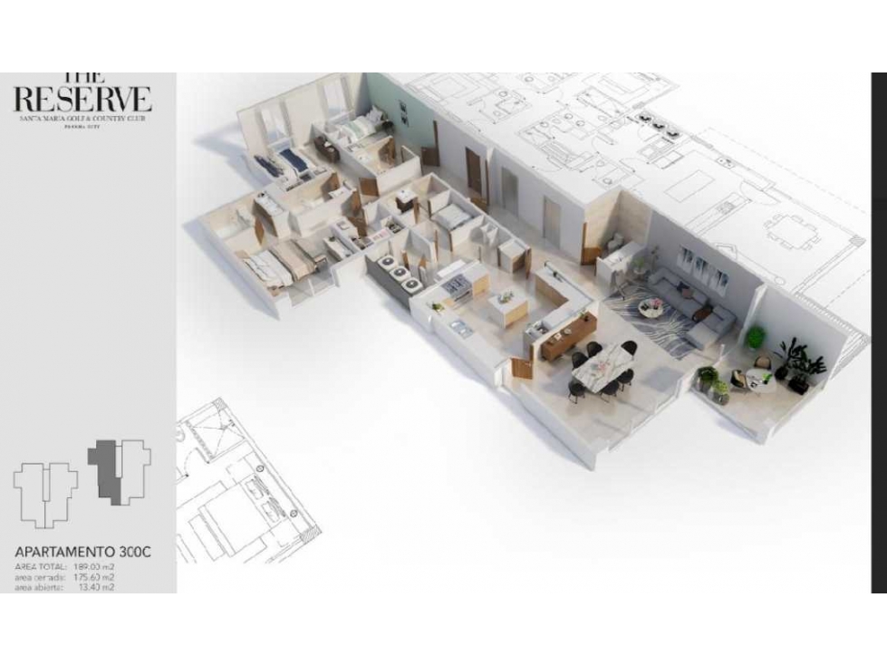 APARTAMENTO 189 MTS2 EN SANTA MARIA, PH PINNACLE — foto 5