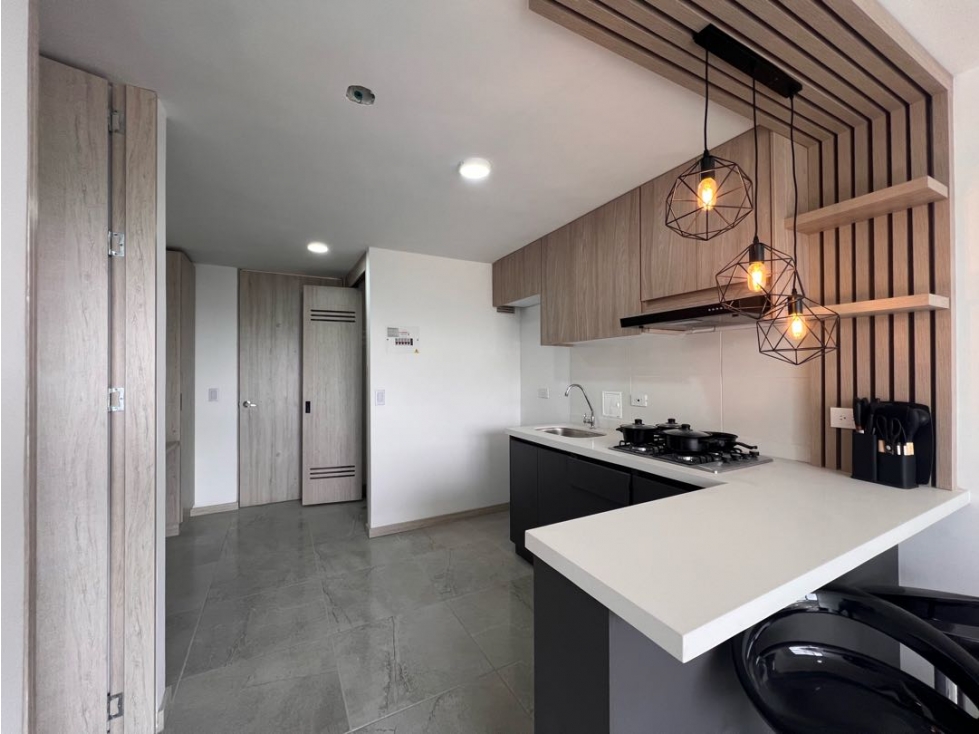 Apartamento amoblado 1 alcoba Conjunto Cerrado U. Autónoma Manizales