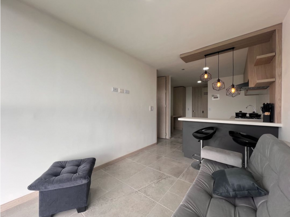 Apartamento amoblado 1 alcoba Conjunto Cerrado U. Autónoma Manizales — foto 4