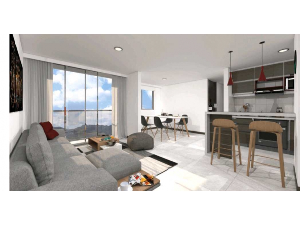 Apartamento 2 alcobas y estudio Conjunto Cerrado Niza Manizales — foto 2