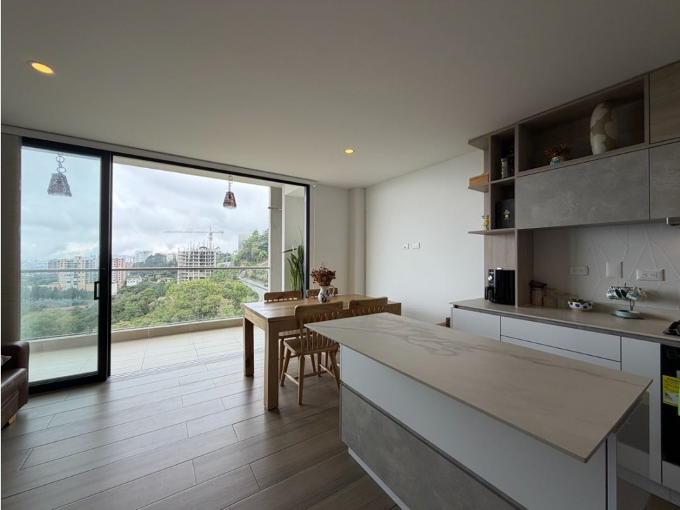 Apartamento 2 alcobas y estudio Conjunto Cerrado El Trébol Manizales — foto 2