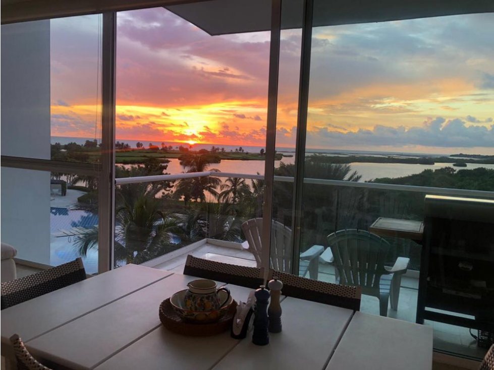 Venta Apartamento 3 alcobas Cartagena Karibana Beach Golf