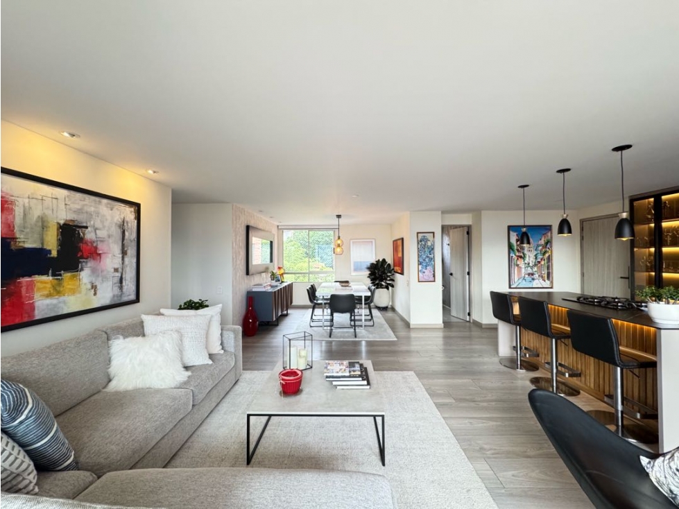 Apartamento amoblado en arriendo sector El Tesoro con vista — foto 5