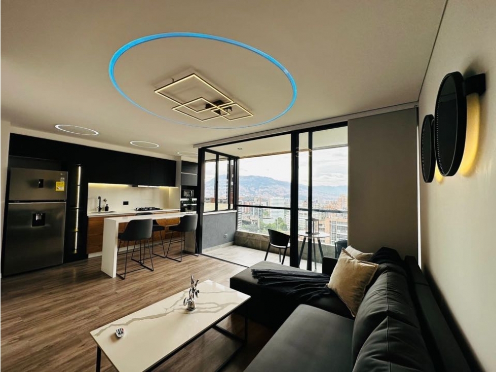 Apartamento amoblado 2 hab AC