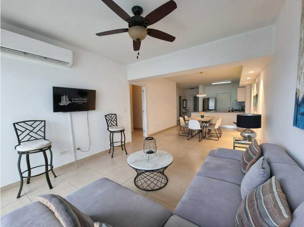 VENTA APARTAMENTO AVE BALBOA PH WATERS AMOBLADO 2 REC 123MTS2 RTC