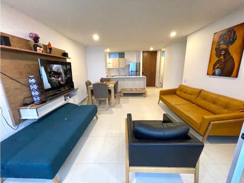 Apartamento Amoblado 3 habitaciones 3 baños sector el tesoro poblado — foto 3