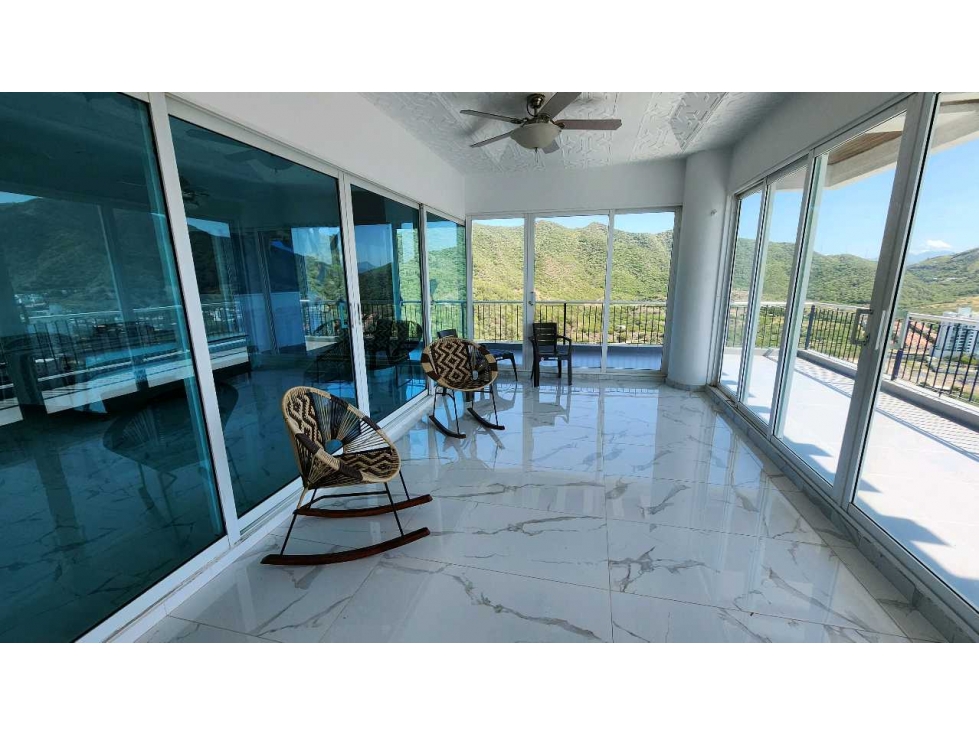Apartamento amoblado con vista al mar rodadero - 005 R