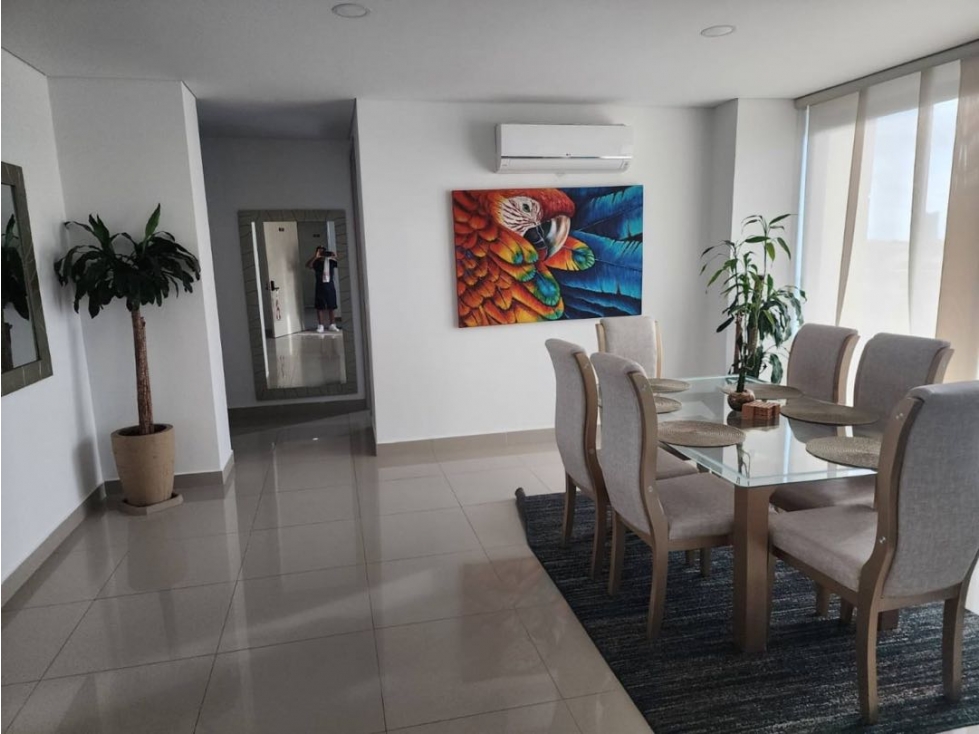 APARTAMENTO AMOBLADO EN ARRIENDO EN CRESPO - CARTAGENA — foto 2