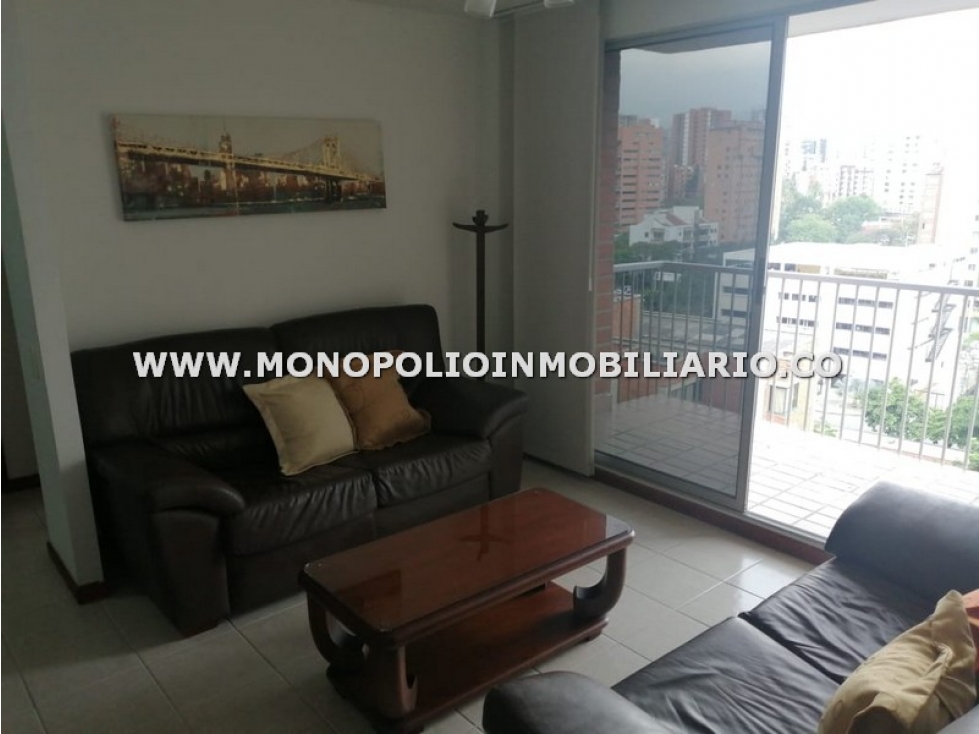 APARTAMENTO AMOBLADO EN ARRIENDO - EL POBLADO COD: 19586
