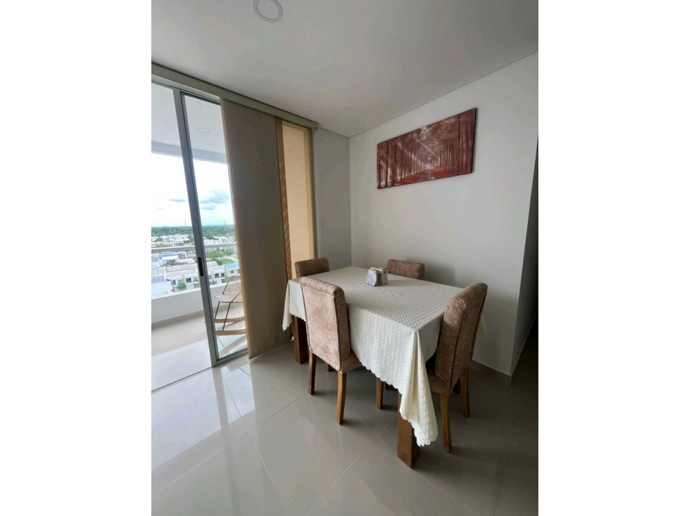 Apartamento amoblado en arriendo o venta en villa Nova — foto 2