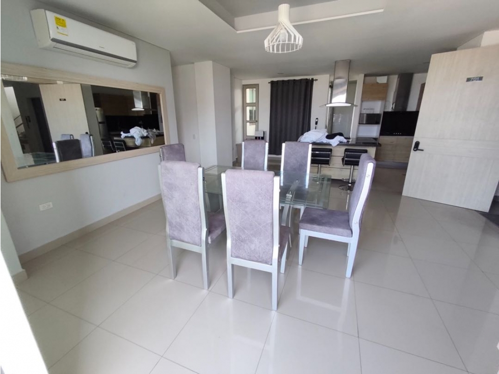 APARTAMENTO AMOBLADO EN ARRIENDO EN CRESPO - CARTAGENA — foto 6