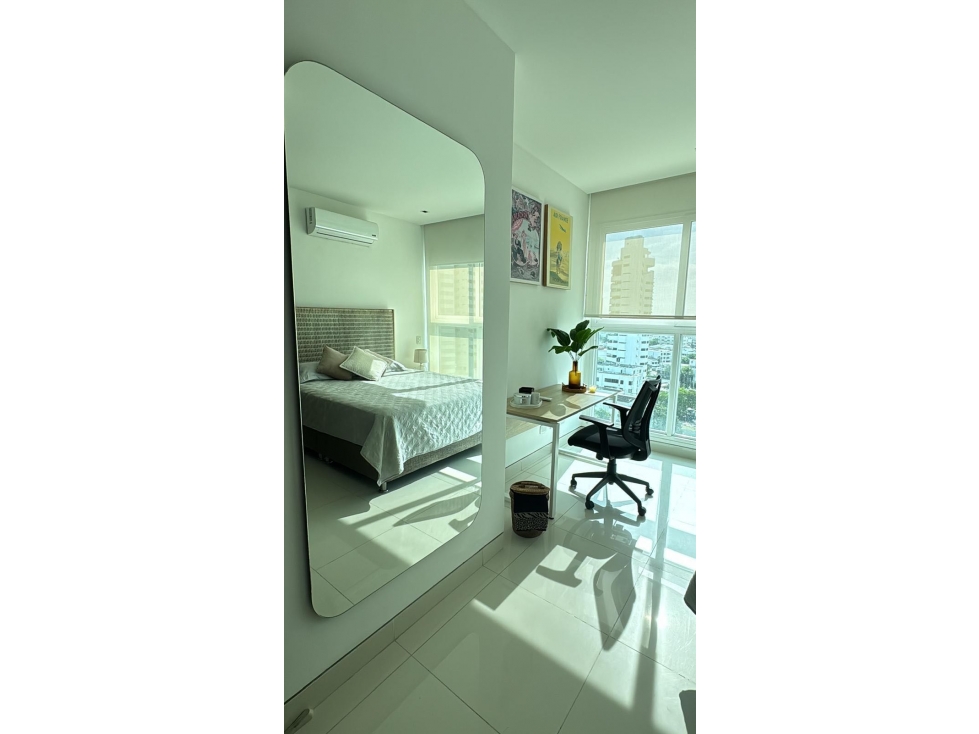 APARTAMENTO AMOBLADO EN ARRIENDO EN CASTILLOGRANDE- CARTAGENA