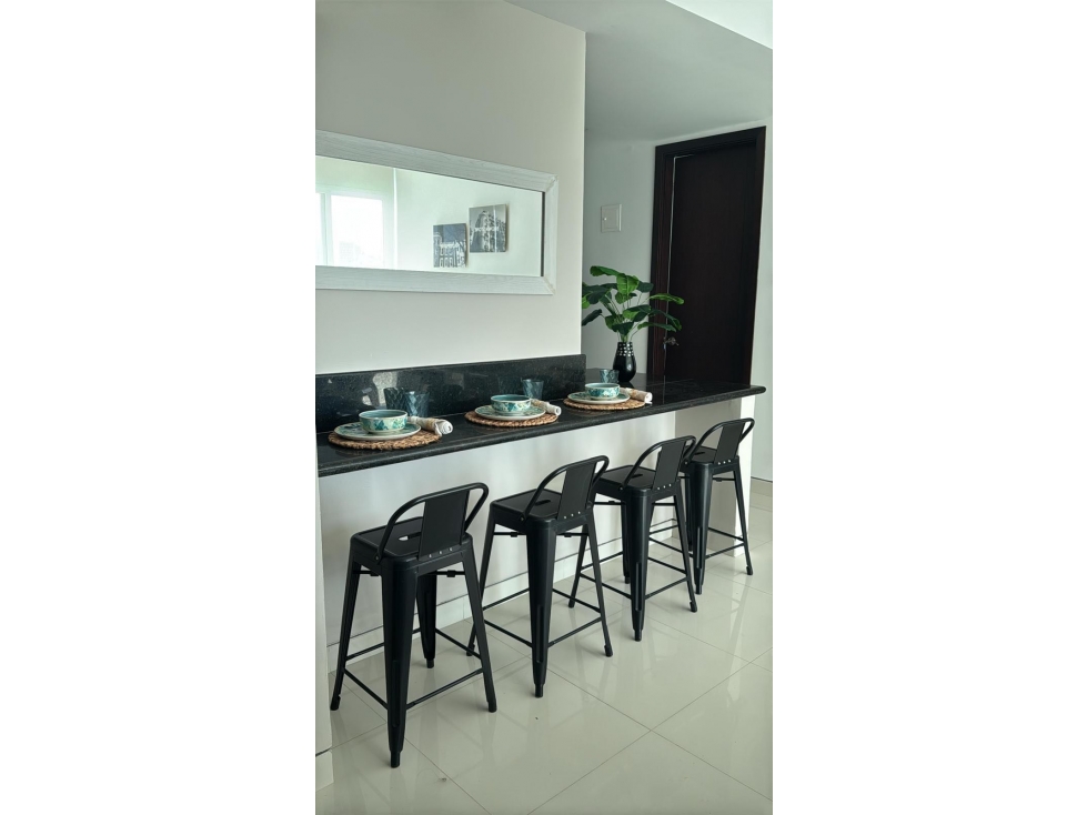 APARTAMENTO AMOBLADO EN ARRIENDO EN CASTILLOGRANDE- CARTAGENA — foto 4