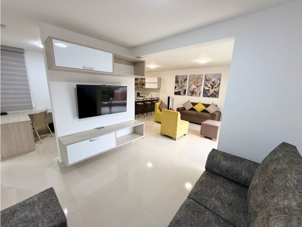 Apartamento Amoblado en Arriendo San Fernando | 90 m² | Parqueadero — foto 3