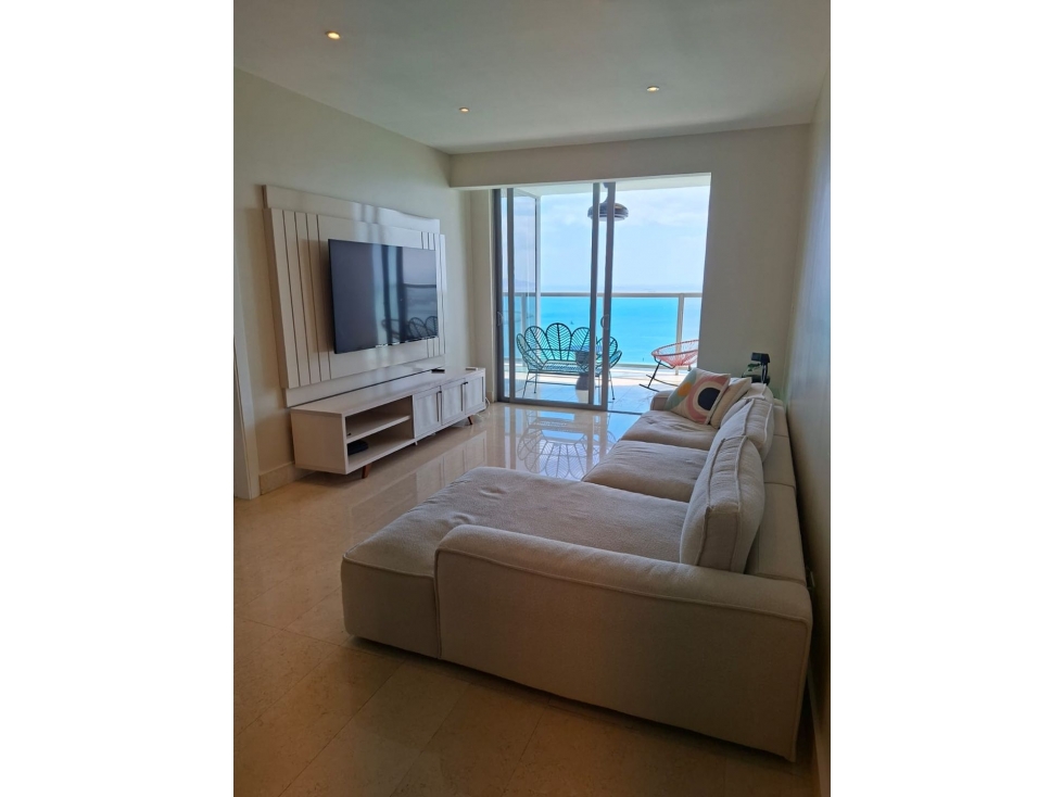 Apartamento Amoblado en Av Balboa PH Yoo Piso Alto Vista al Mar $1,950