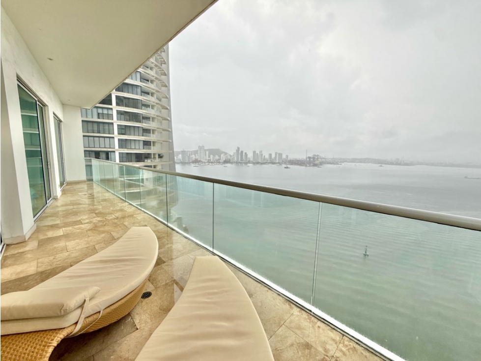 APARTAMENTO AMOBLADO EN BOCAGRANDE 3 ALCOBAS — foto 2