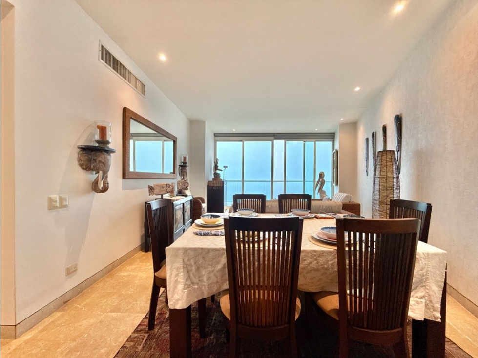 APARTAMENTO AMOBLADO EN BOCAGRANDE 3 ALCOBAS — foto 3
