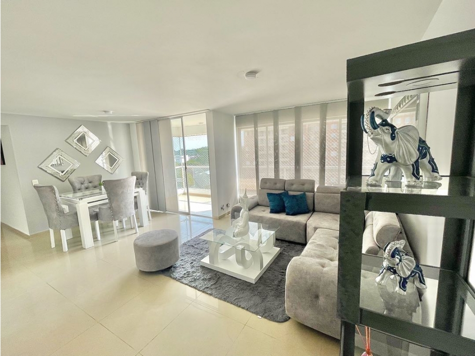 Apartamento amoblado en Ciudad Jardín -Cali