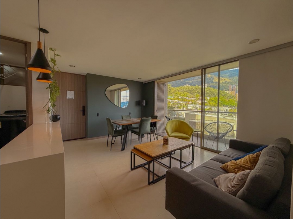Apartamento Amoblado en Las Palmas, El Poblado | Vista Panorámica