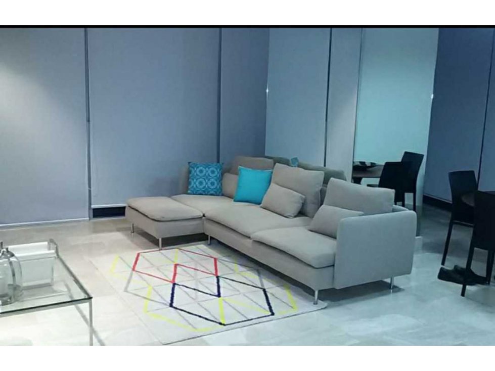 APARTAMENTO AMOBLADO EN PUNTA PACIFICA 126M² 2 REC 3 BAÑOS 2 PARKING