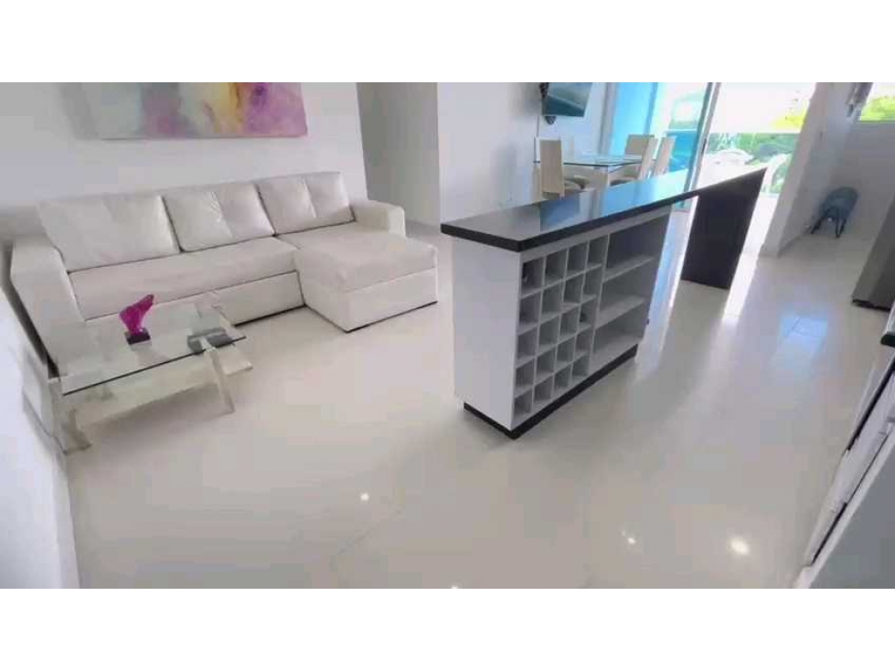 Apartamento amoblado en renta Santa Marta Bello Horizonte