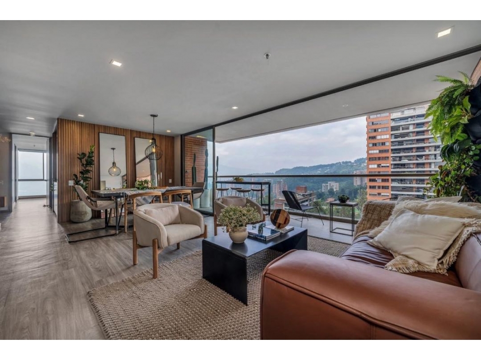 Apartamento amoblado en renta en El Poblado, Medellín