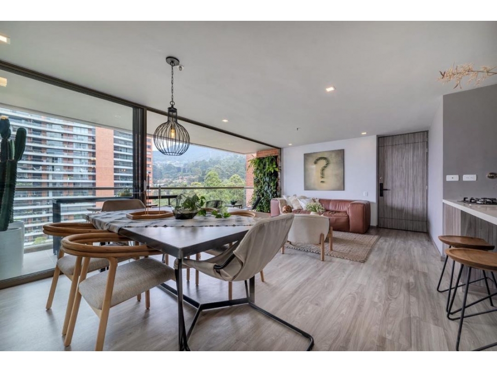 Apartamento amoblado en renta en El Poblado, Medellín — foto 4