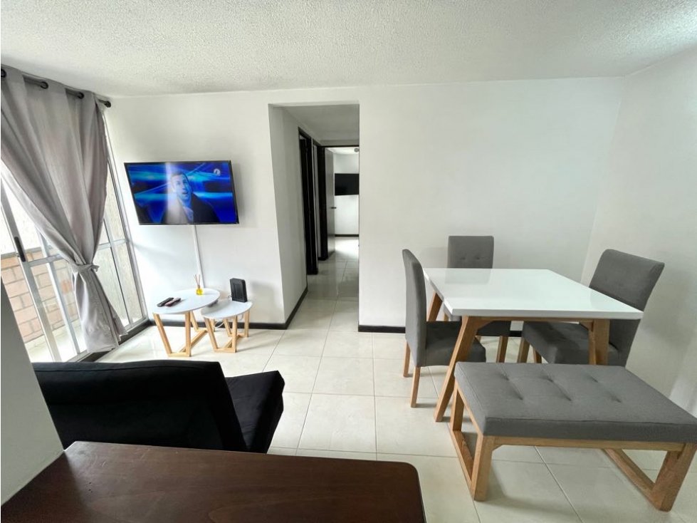 Apartamento Amoblado en unidad cerrada con piscina y zonas verdes — foto 6