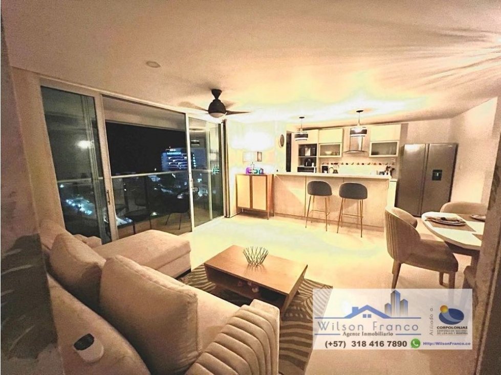 APARTAMENTO AMOBLADO EN VENTA, CIELO MAR, Cartagena — foto 2