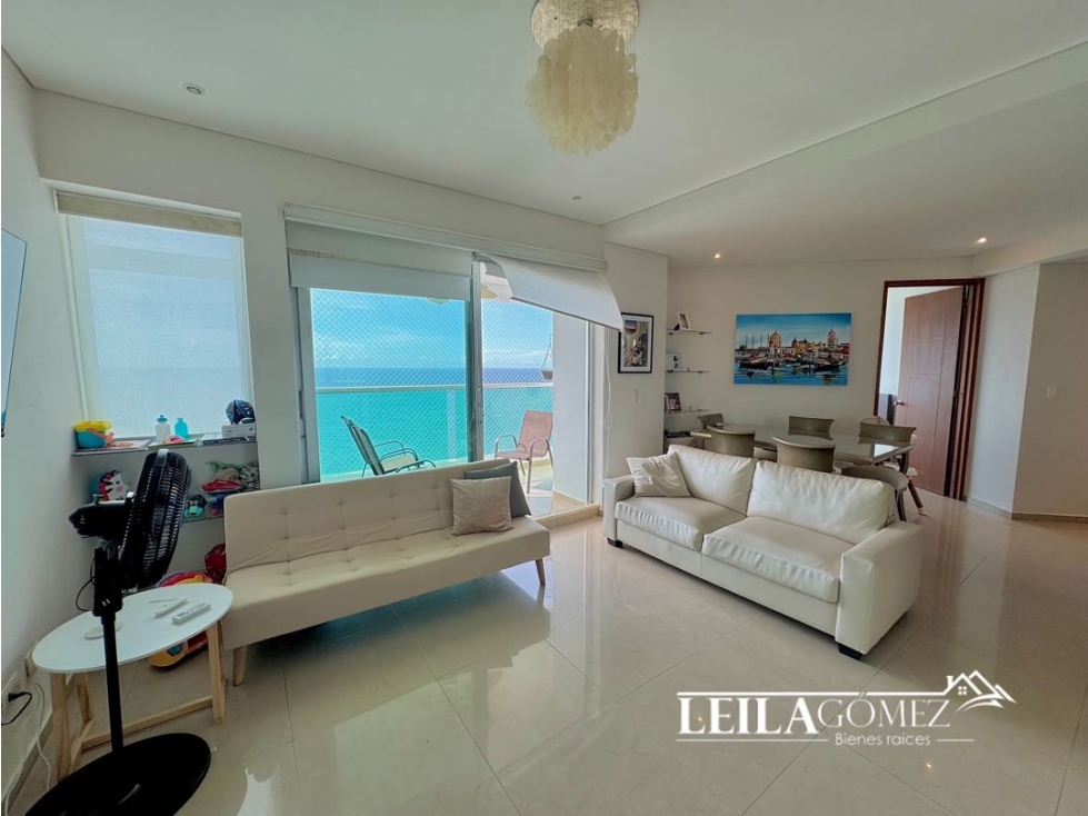 Apartamento AMOBLADO en venta, Vista Al Mar Bocagrande, Cartagena — foto 3