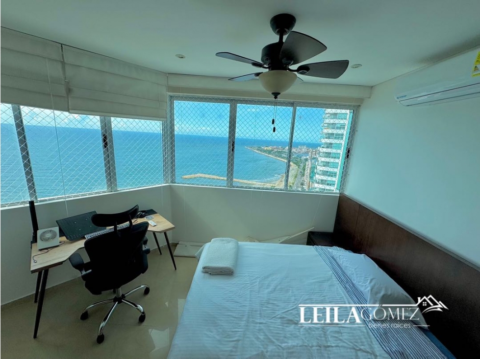 Apartamento AMOBLADO en venta, Vista Al Mar Bocagrande, Cartagena — foto 4