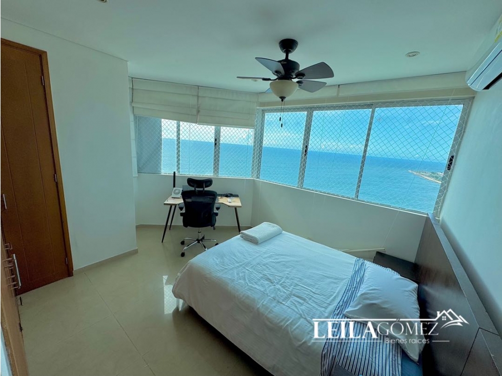 Apartamento AMOBLADO en venta, Vista Al Mar Bocagrande, Cartagena — foto 5