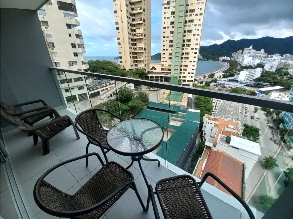 Venta apartamento amoblado en Santa Marta Rodadero Sur