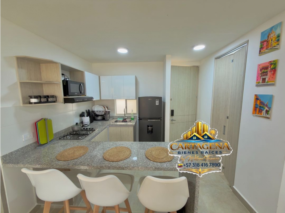 Apartamento Amoblado en Venta, CAPRIELLA, Serena Del Mar, Cartagena — foto 3