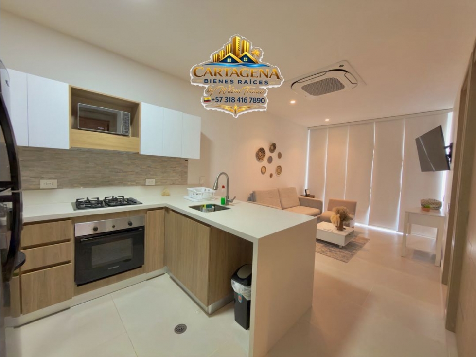 Apartamento Amoblado En Venta, Baia Kristal, Cartagena — foto 3
