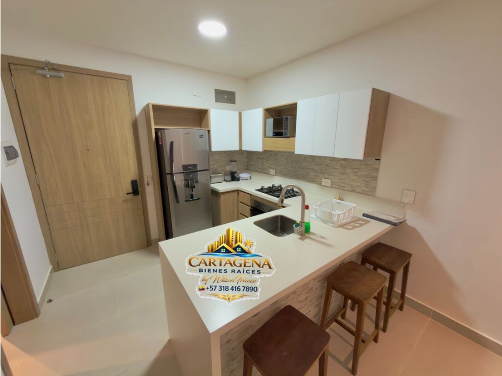 Apartamento Amoblado En Venta, Baia Kristal, Cartagena — foto 4