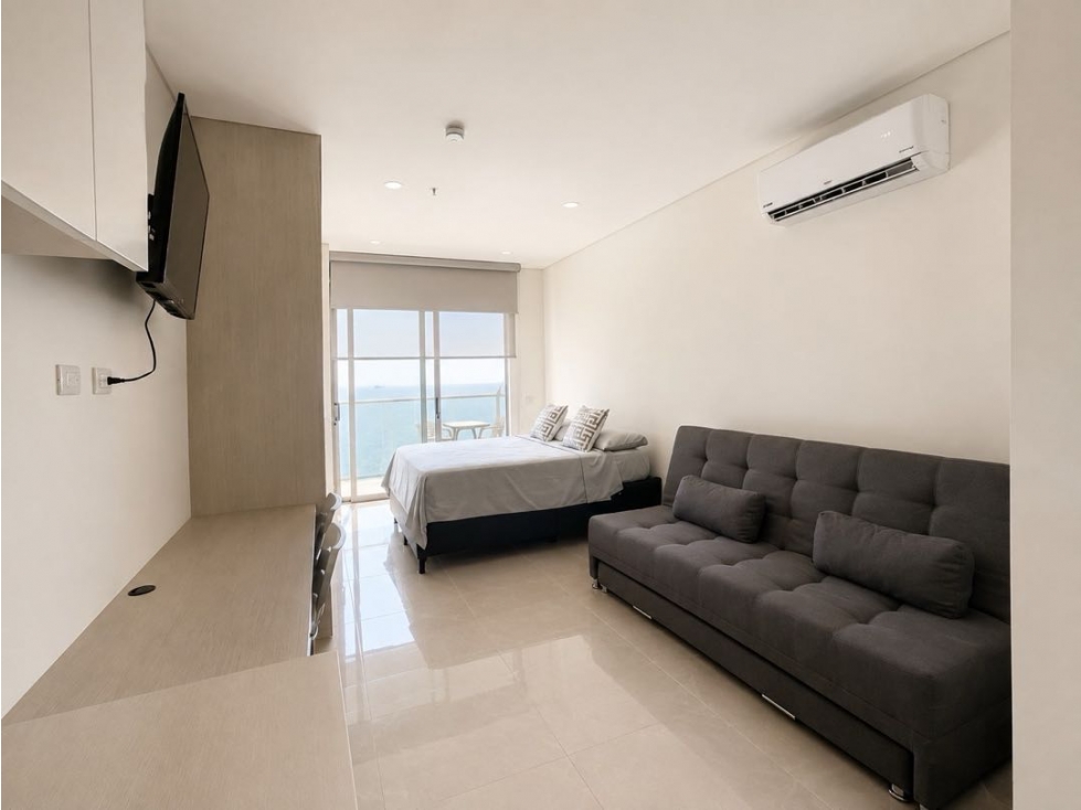VENDO APARTAMENTO AMOBLADO EN SANTA MARTA CON VISTA AL MAR — foto 4