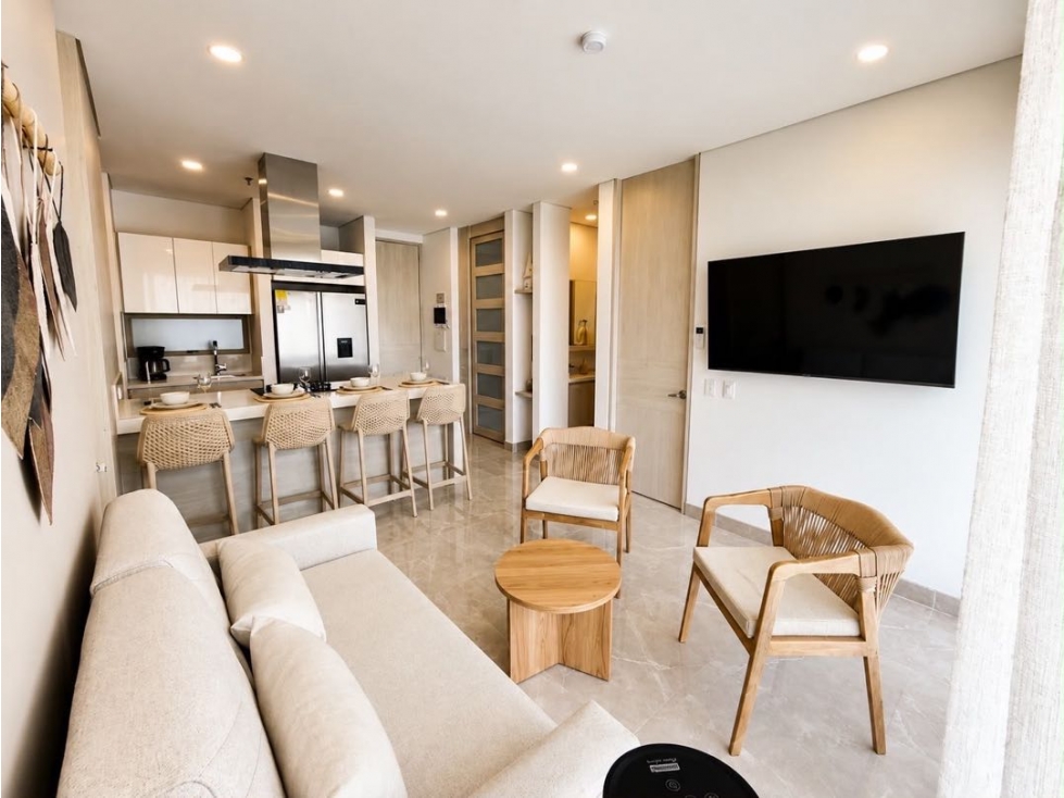 APARTAMENTO AMOBLADO EN VENTA RESERVA DEL MAR - BELLO HORIZONTE