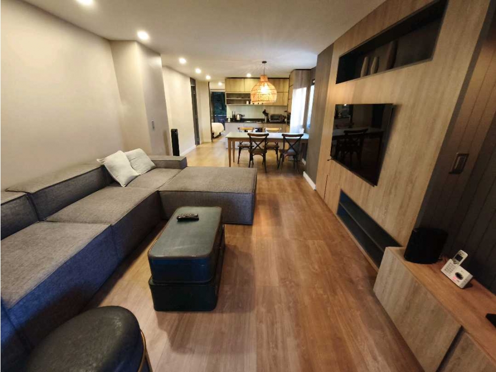 Apartamento amoblado para la venta en el poblado