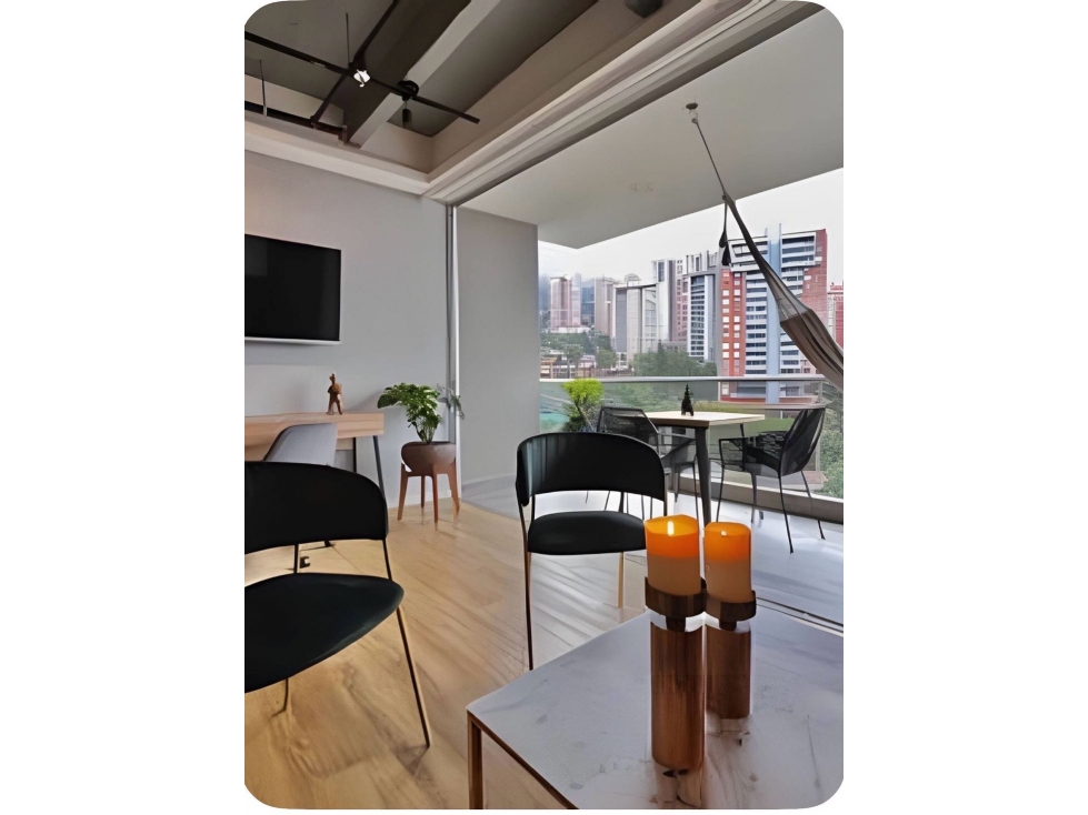 APTO AMOBLADO EN VENTA PARA RENTAS CORTAS URBAN STUDIOS EL POBLADO — foto 2