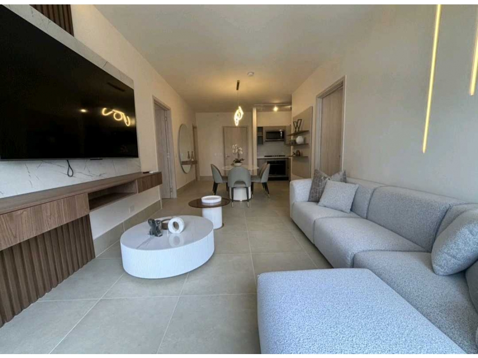 APARTAMENTO AMOBLADO SIN BALCON EN OCEAN HOUSE SANTA MARIA