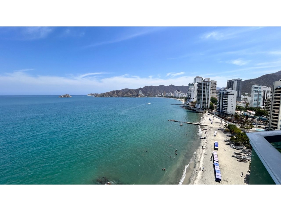 Apartamento amobladocon Vista frontal Rodadero Sur - 005 — foto 2