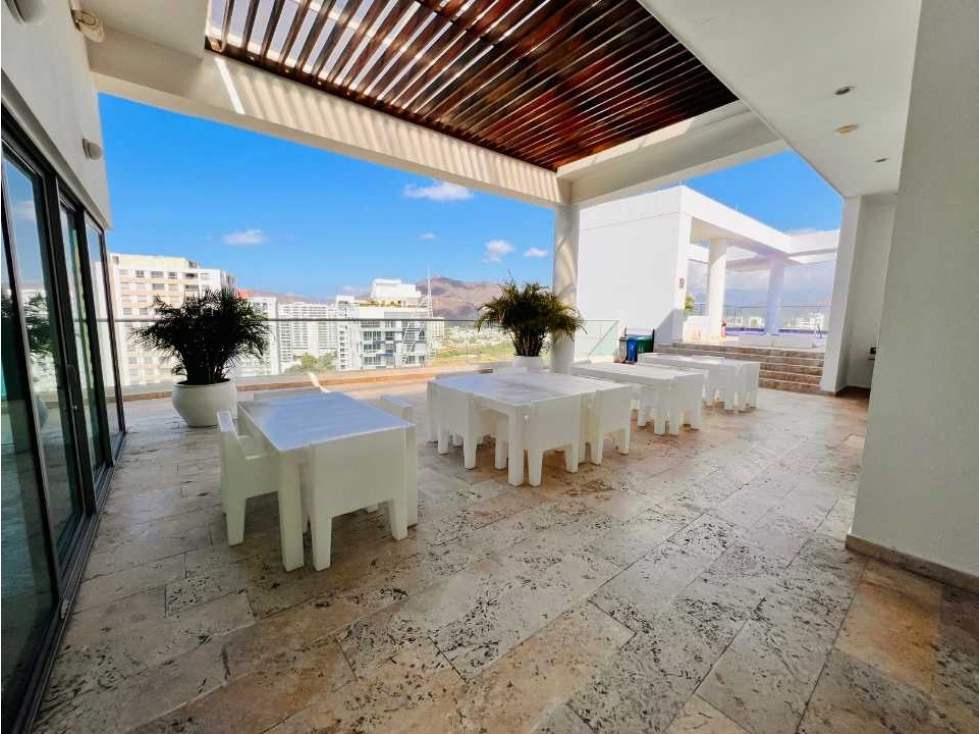 Apartamento amoblado residencial cerca al mar playa salguero - 005 R — foto 2