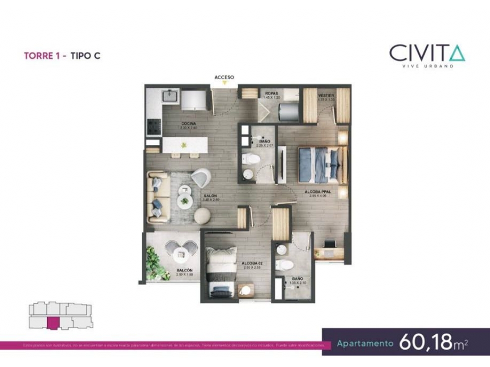 APARTAMENTO CIVITA — foto 4