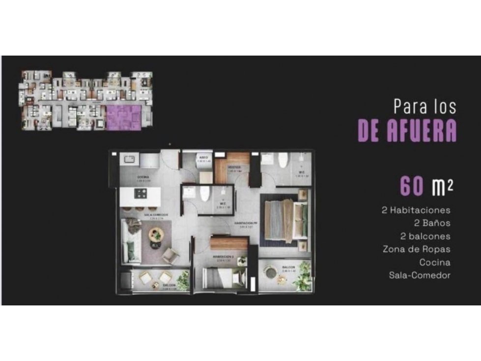APARTAMENTO CESION DE DERECHOS SABANETA PARTE BAJA CERCA AL PARQUE — foto 3