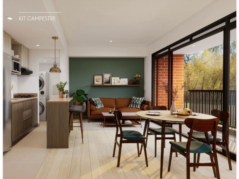 Apartamento en Rionegro Amoblado con vista a reserva natural — foto 3